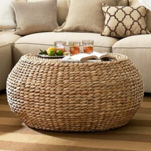 WICKER COFFEE TABLE