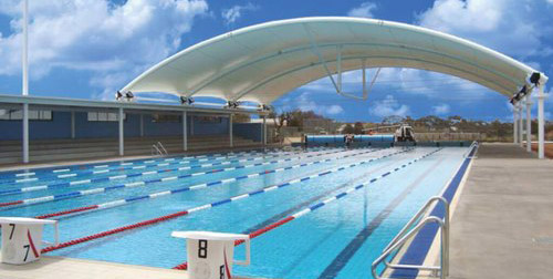 TENSILE SWIMMING POOL COVERING